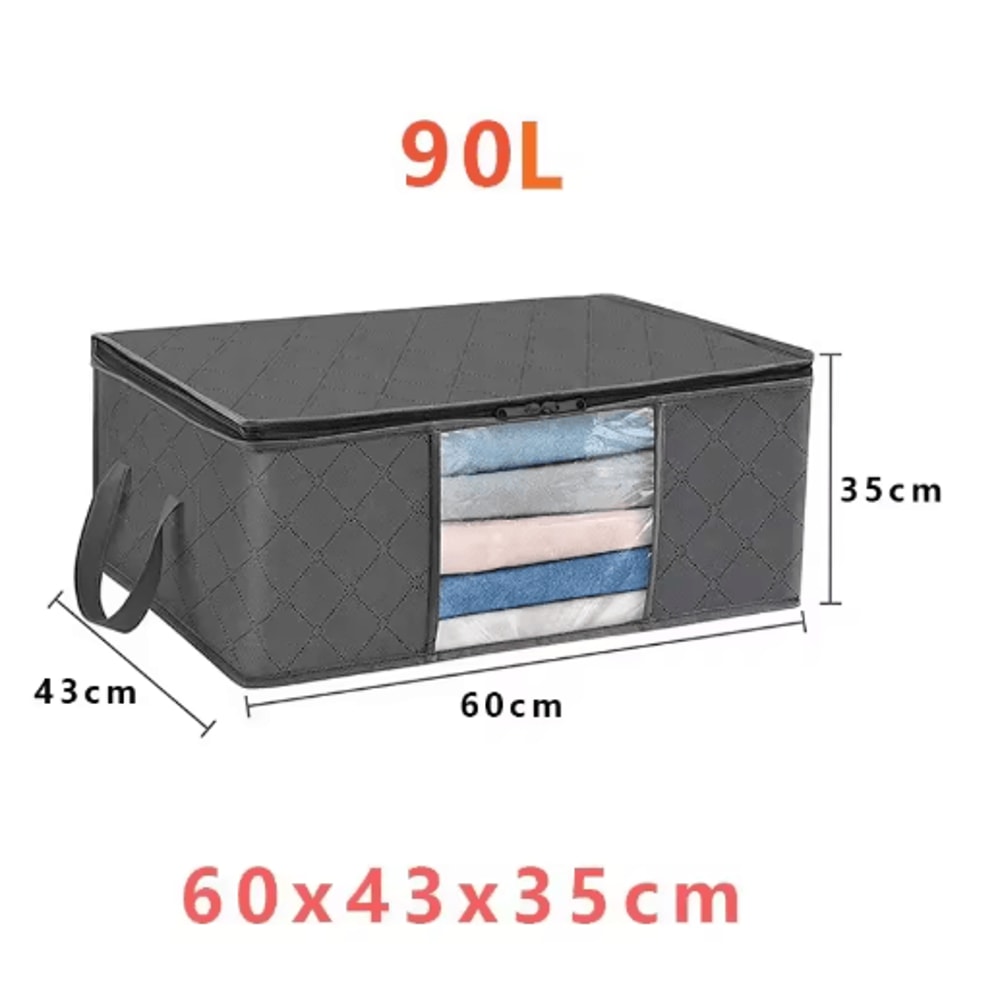 Foldable Closet Clothes And Blanket Storage Organizer Bag 4