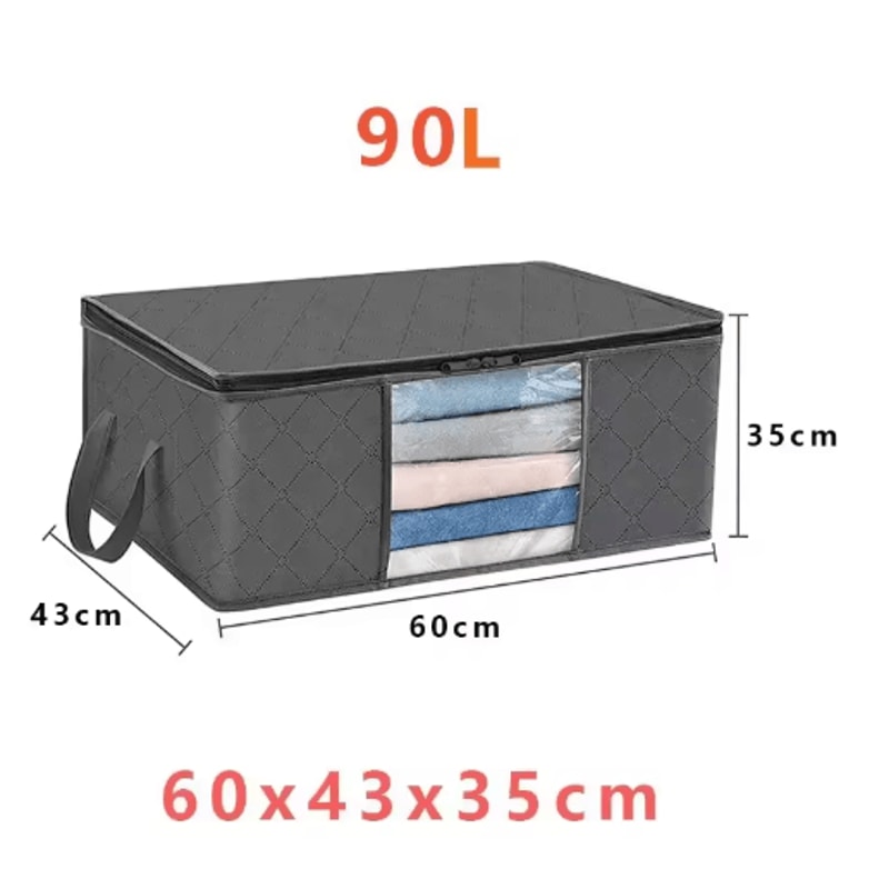 Foldable Closet Clothes And Blanket Storage Organizer Bag 4