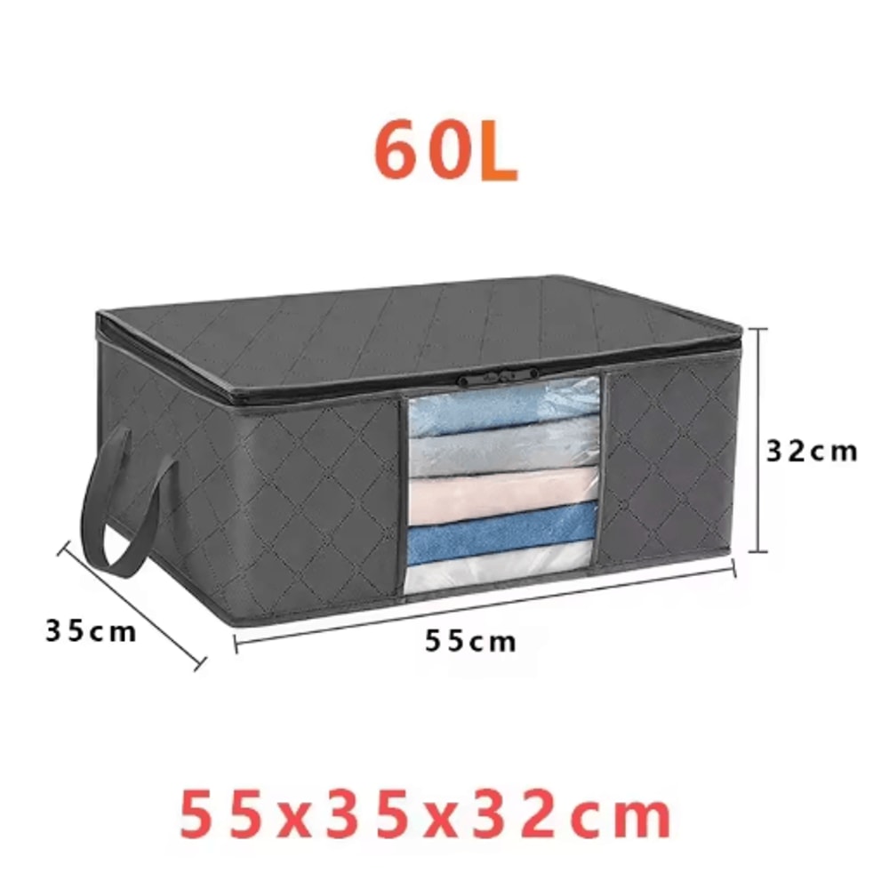 Foldable Closet Clothes And Blanket Storage Organizer Bag 5