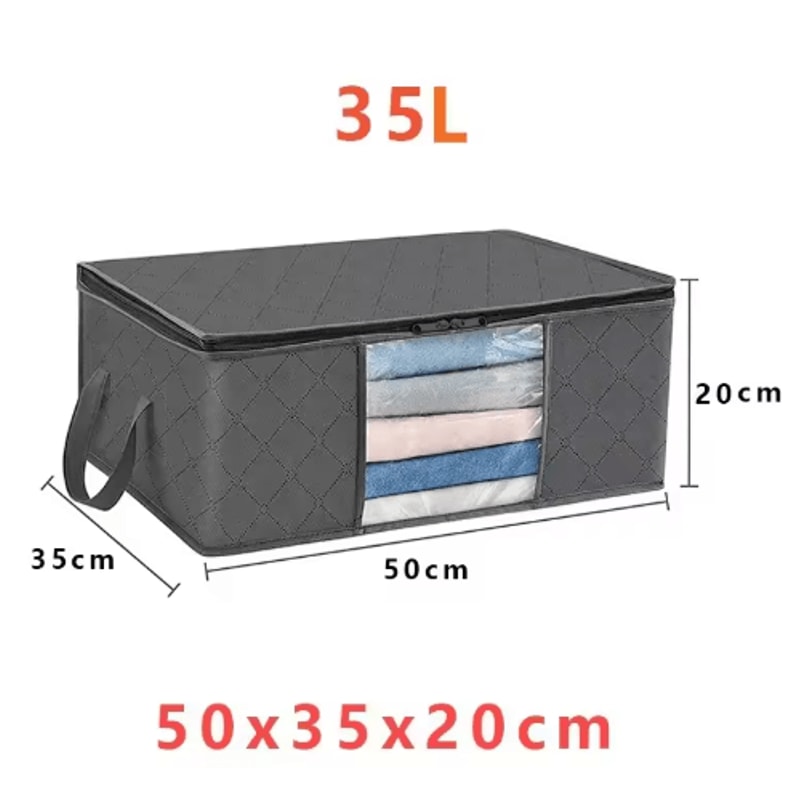 Foldable Closet Clothes And Blanket Storage Organizer Bag 6