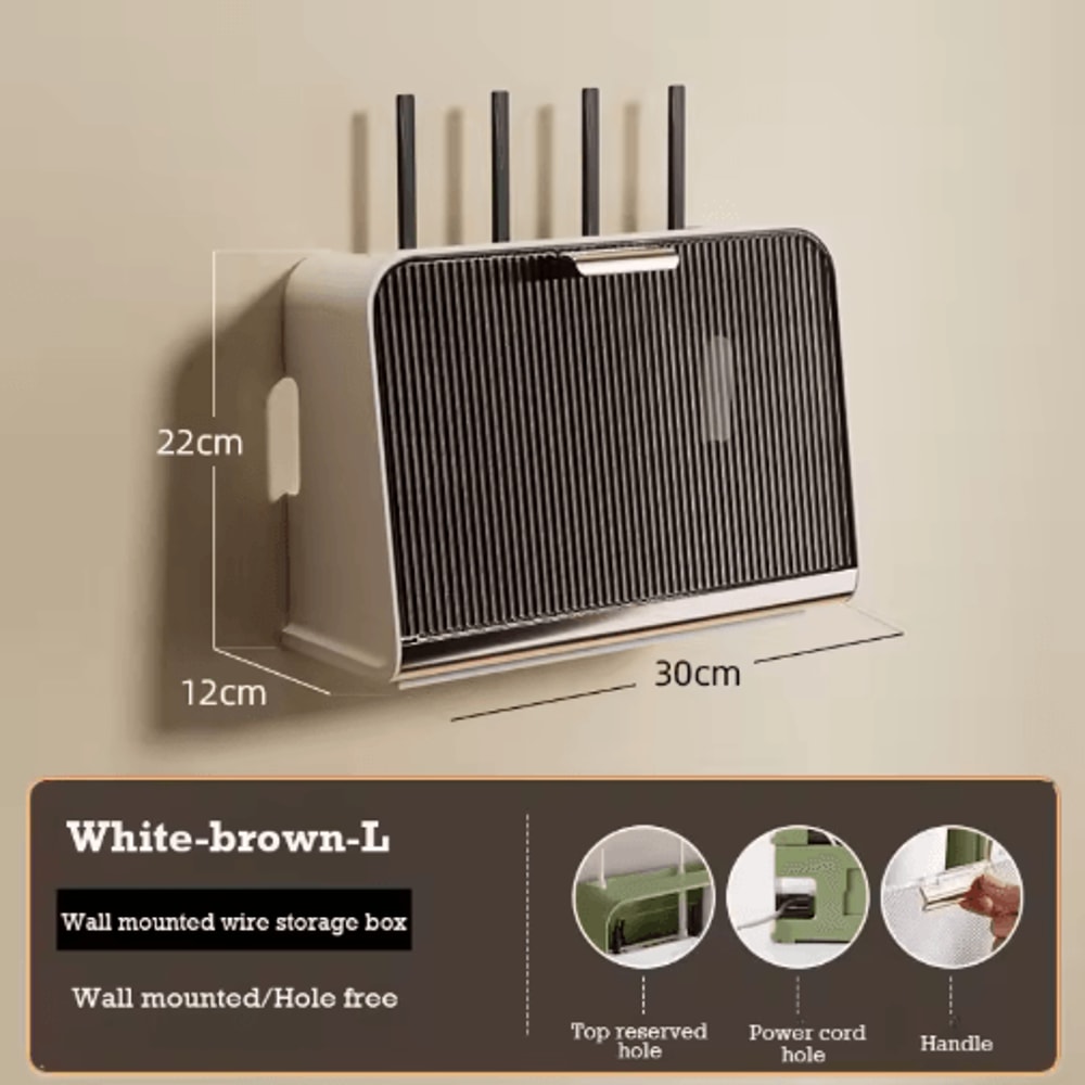 Large Capacity WiFi Router Storage Case With Dustproof Design 2