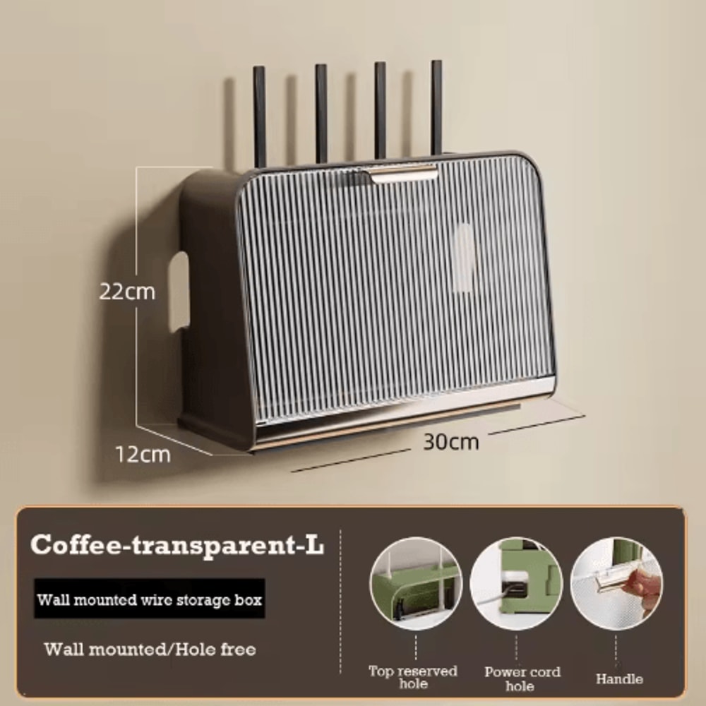 Large Capacity WiFi Router Storage Case With Dustproof Design 3