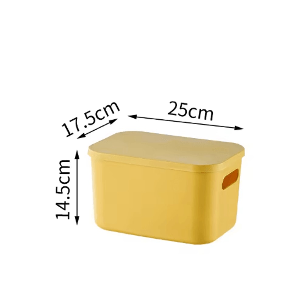 Colorful Stackable Plastic Storage Box Organizer For Desktop And Drawer 15