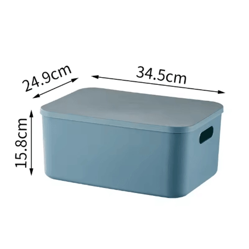 Colorful Stackable Plastic Storage Box Organizer For Desktop And Drawer 18