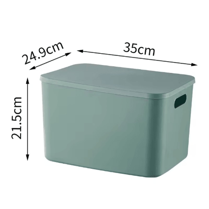 Colorful Stackable Plastic Storage Box Organizer For Desktop And Drawer 6