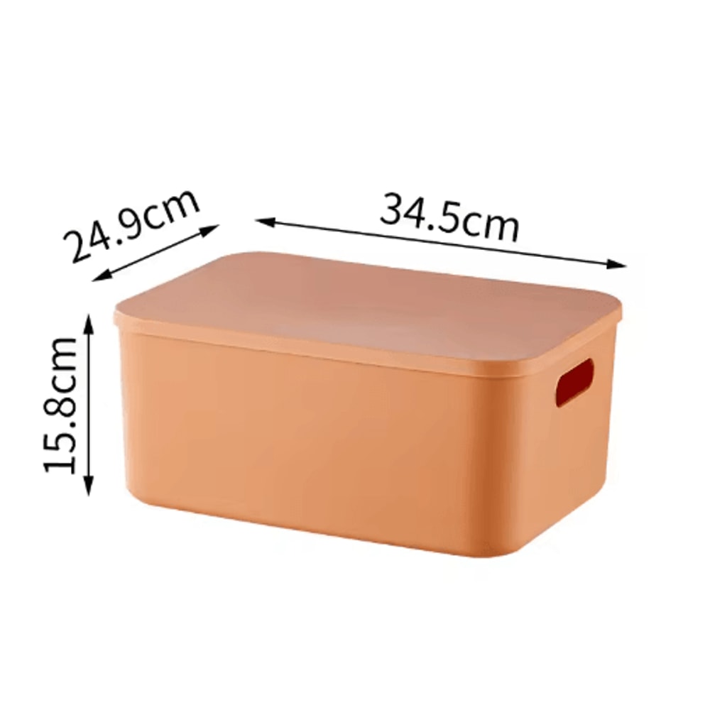 Colorful Stackable Plastic Storage Box Organizer For Desktop And Drawer 8