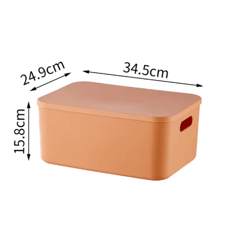 Colorful Stackable Plastic Storage Box Organizer For Desktop And Drawer 8