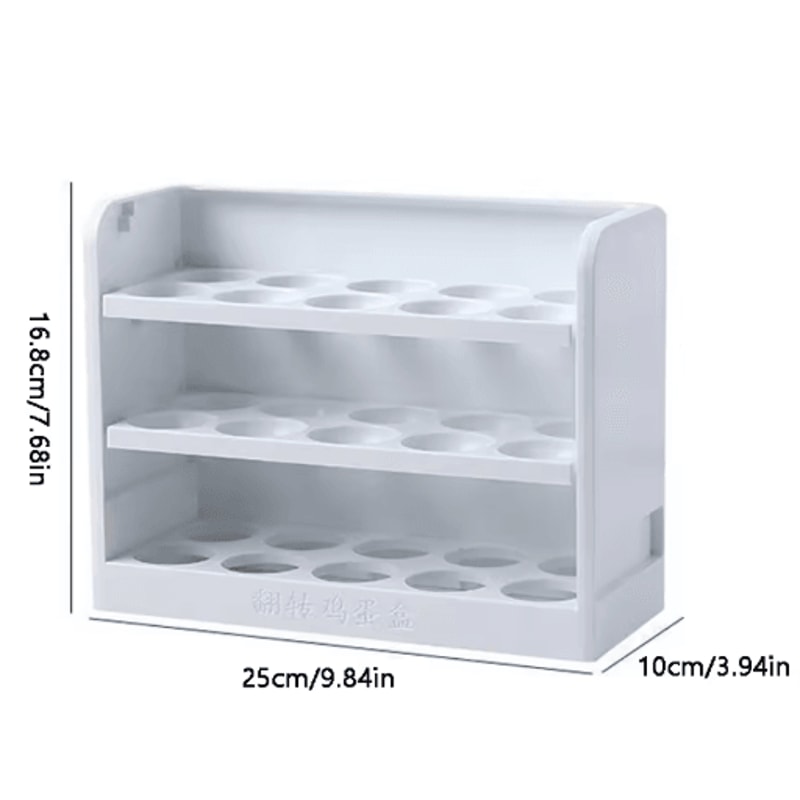3 Layer Egg Rack 30 Egg Kitchen Countertop And Refrigerator Organizer 3