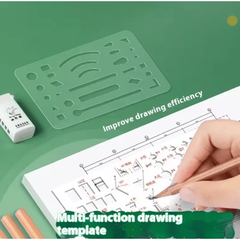 Professional Geometry Set For College Engineering Technical Drawing 5