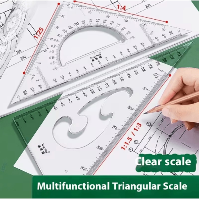 Professional Geometry Set For College Engineering Technical Drawing 7