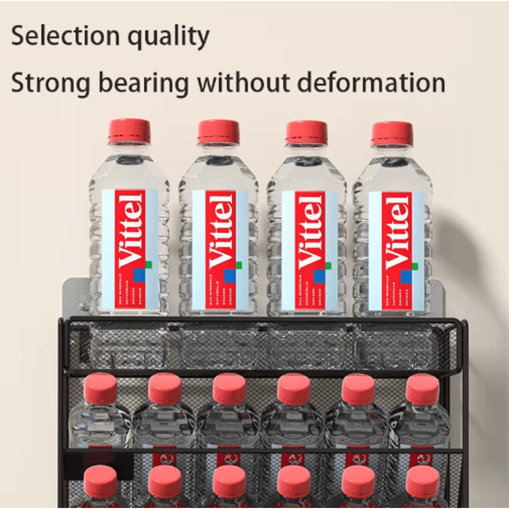 5Tier Mesh Desk File Organizer Rack With Wall Mount Option 7