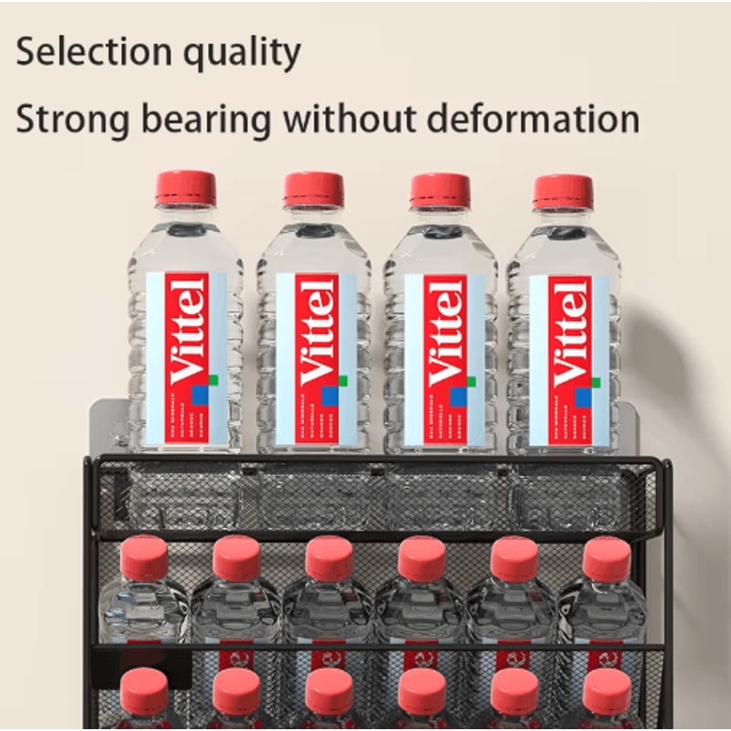 5Tier Mesh Desk File Organizer Rack With Wall Mount Option 7