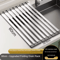 304 Stainless Steel Foldable Telescopic Sink Drain Rack 1