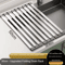 304 Stainless Steel Foldable Telescopic Sink Drain Rack 2