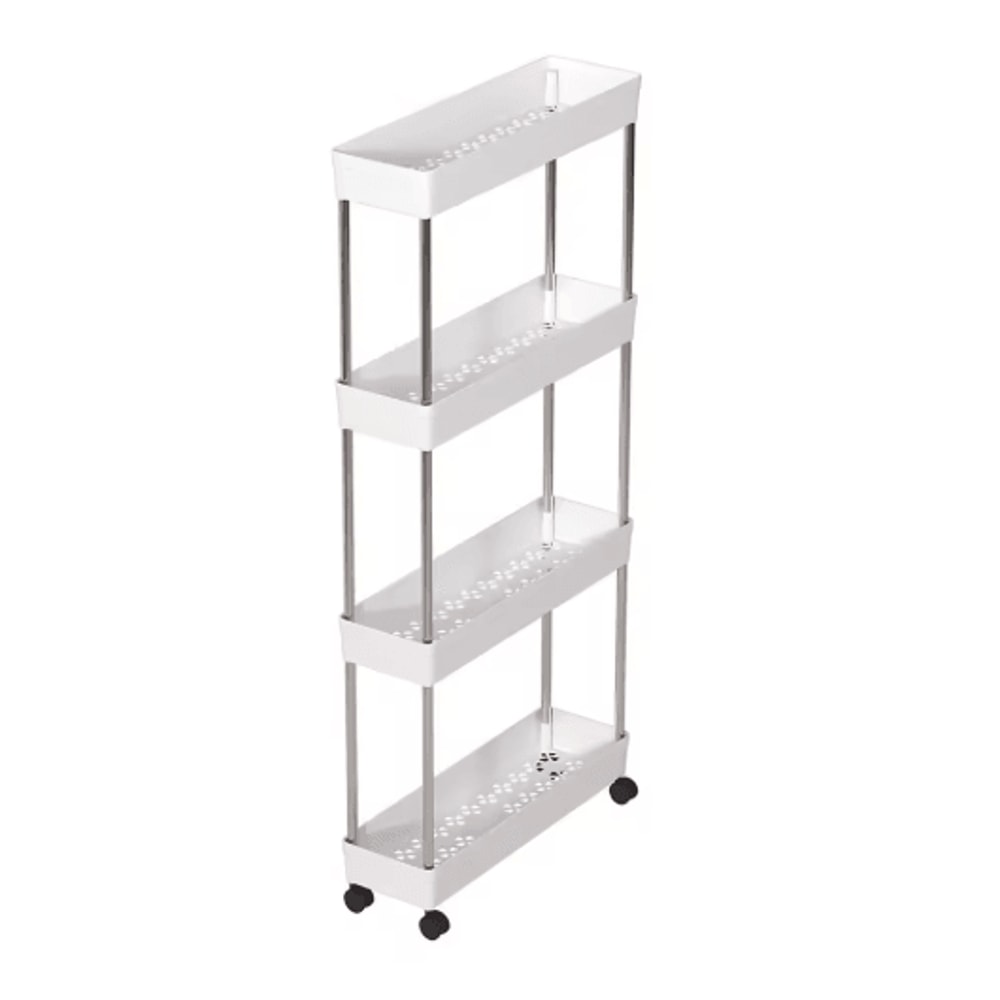 MultiLayer Floor Standing Kitchen Rack With Microwave Storage Shelf 1