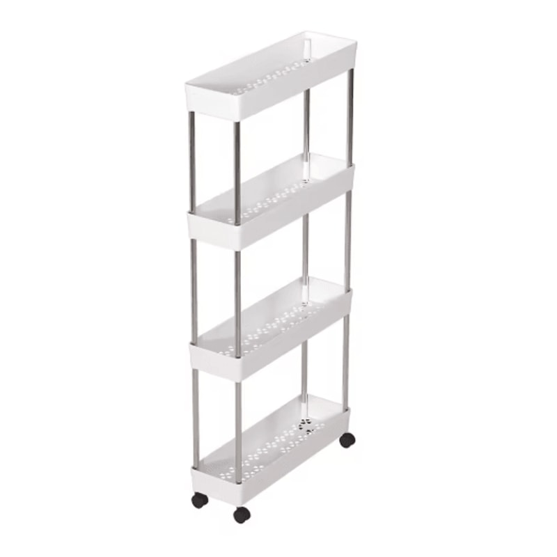 MultiLayer Floor Standing Kitchen Rack With Microwave Storage Shelf 1