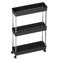 MultiLayer Floor Standing Kitchen Rack With Microwave Storage Shelf 3
