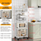 MultiLayer Floor Standing Kitchen Rack With Microwave Storage Shelf 7