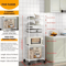 MultiLayer Floor Standing Kitchen Rack With Microwave Storage Shelf 8