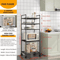 MultiLayer Floor Standing Kitchen Rack With Microwave Storage Shelf 9