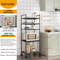 MultiLayer Floor Standing Kitchen Rack With Microwave Storage Shelf 9