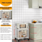 MultiLayer Floor Standing Kitchen Rack With Microwave Storage Shelf 12