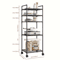 MultiLayer Floor Standing Kitchen Rack With Microwave Storage Shelf 14