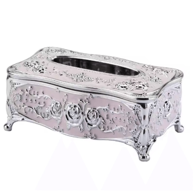 European Style Luxury Tissue Storage Box For Home Hospitality 1