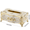 European Style Luxury Tissue Storage Box For Home Hospitality 10
