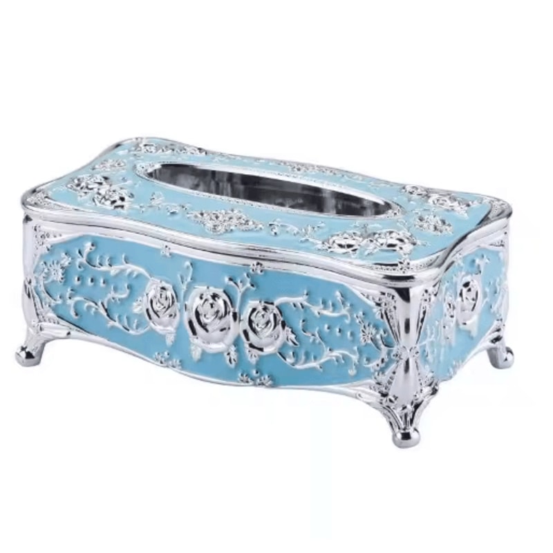 European Style Luxury Tissue Storage Box For Home Hospitality 3