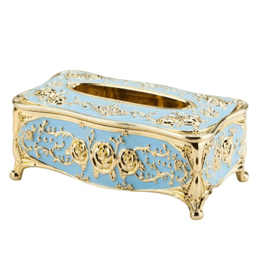 European Style Luxury Tissue Storage Box For Home Hospitality 5