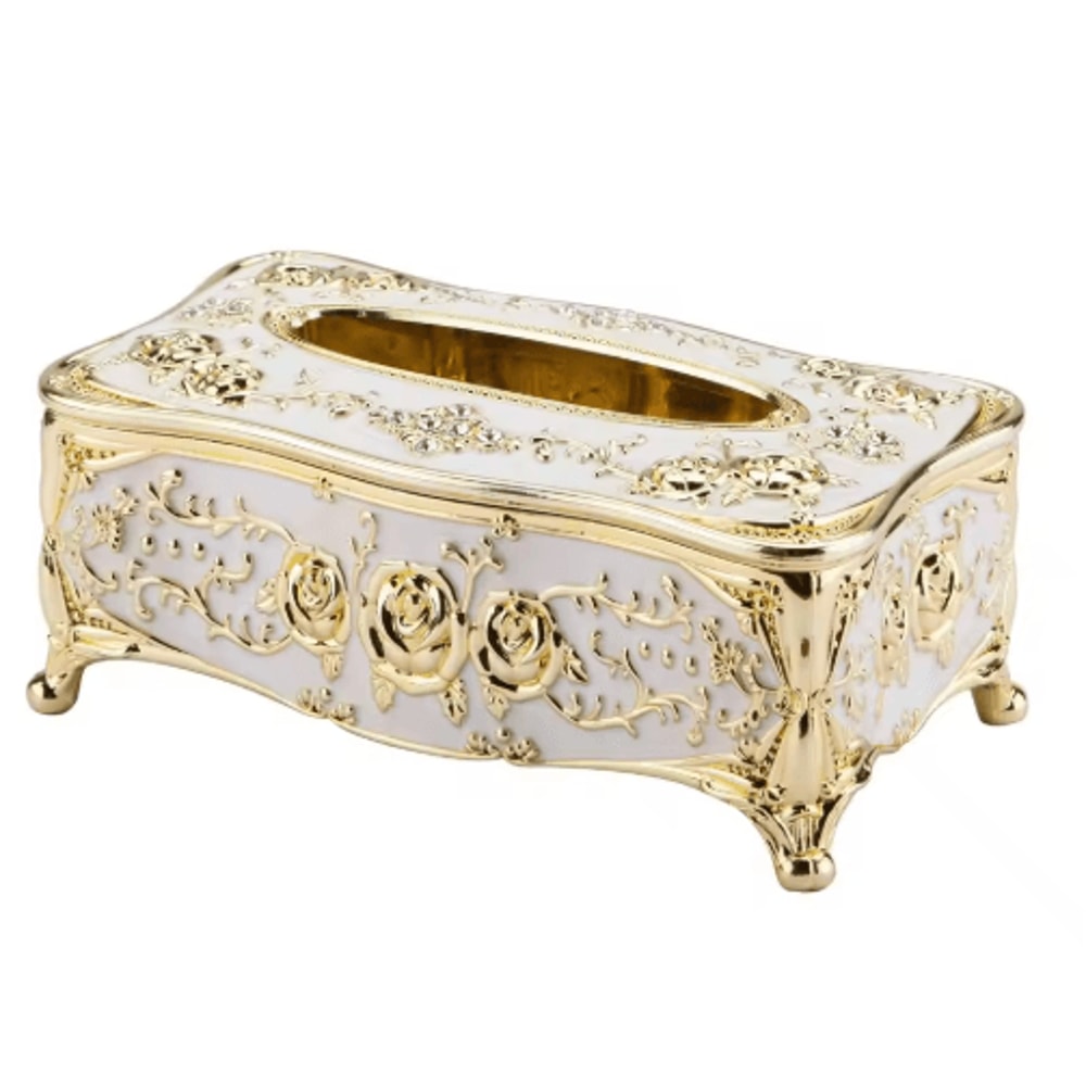 European Style Luxury Tissue Storage Box For Home Hospitality 6