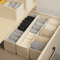 Long Foldable Fabric Storage Bin Drawer Organizer For Socks Underwear 4