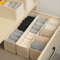Long Foldable Fabric Storage Bin Drawer Organizer For Socks Underwear 4