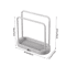 Detachable Kitchen Dishcloth Holder Sink Sponge Storage Rack 1