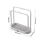 Detachable Kitchen Dishcloth Holder Sink Sponge Storage Rack 1