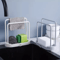 Detachable Kitchen Dishcloth Holder Sink Sponge Storage Rack 3