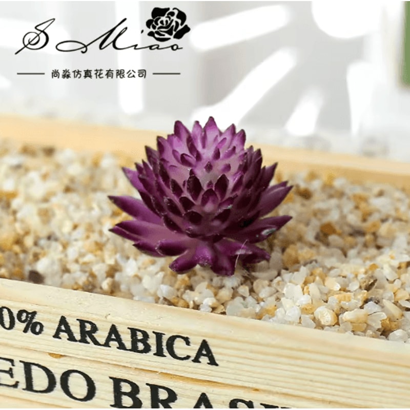Lovely Mini Artificial Succulent Lotus Plant Decorative Ornament 1