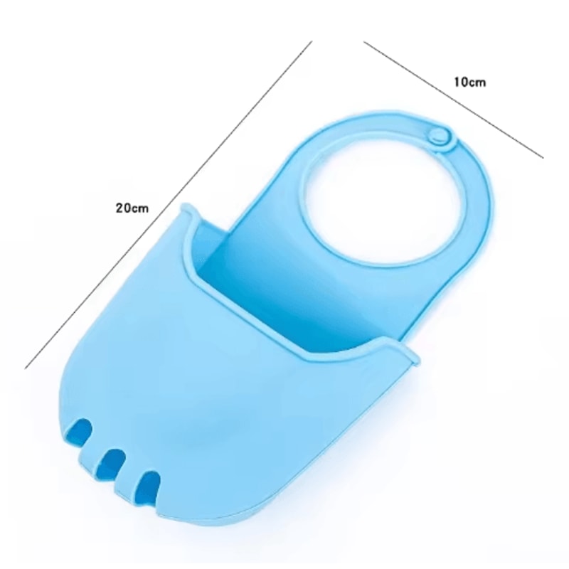 Hanging Sink Drain Rack Kitchen Storage Basket Sponge Holder 2