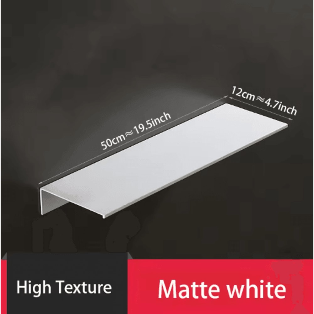 NoDrilling White Wall Shower Kitchen Storage Rack 2