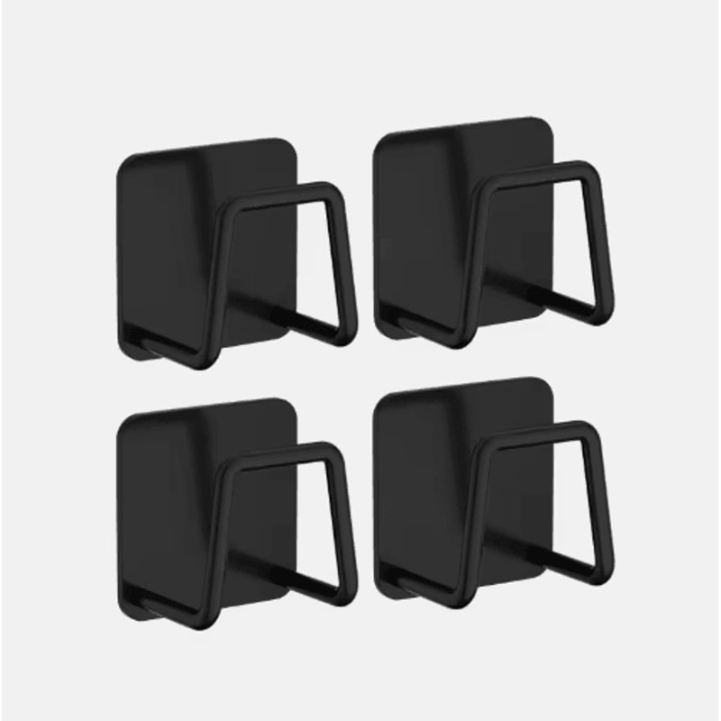 NonPerforated Wall Mounted Kitchen Shelves With Cutting Board Pot Lid Rack 6