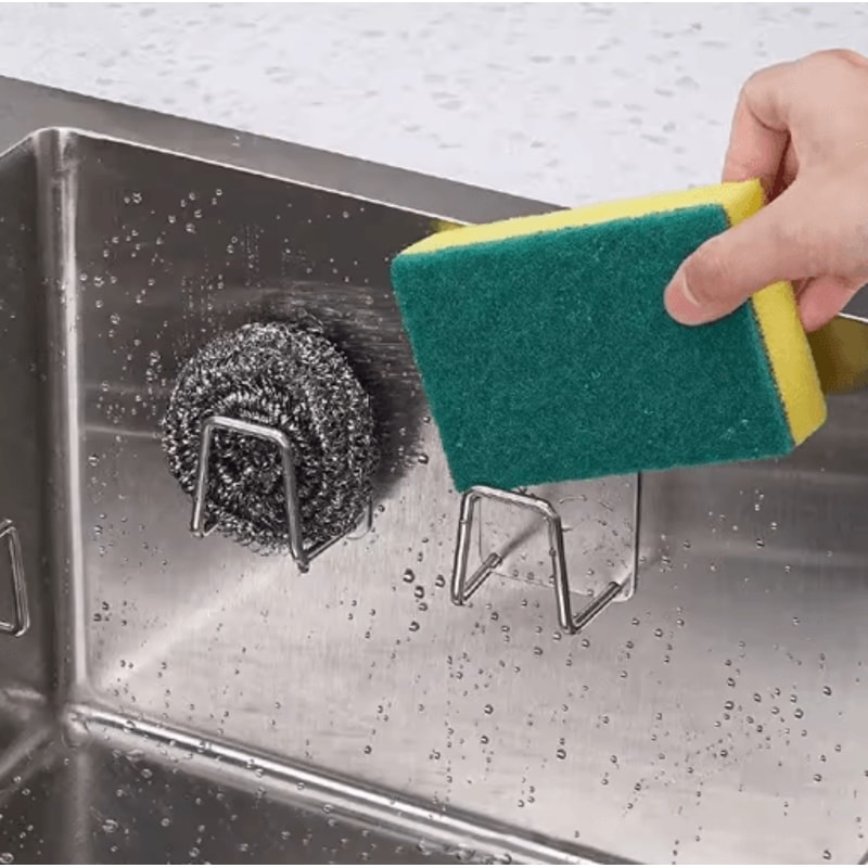 NonPerforated Wall Mounted Kitchen Shelves With Cutting Board Pot Lid Rack 12