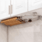 NonPerforated Wall Mounted Kitchen Shelves With Cutting Board Pot Lid Rack 13