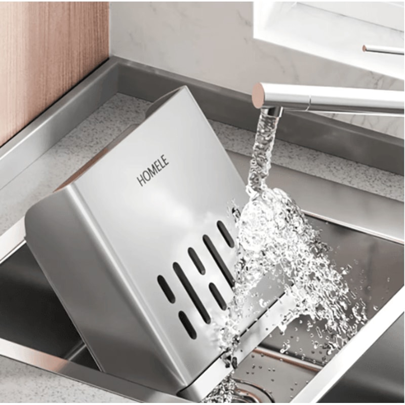 Multifunctional Flatware Organizer With Detachable Drain Base 11