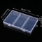 Transparent Plastic Jewelry Craft Organizer Storage Box 6