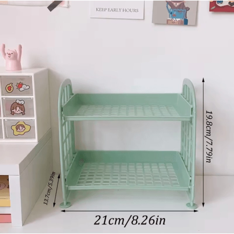 Modern MultiTier Desktop Storage Shelf For Dorm Office Organization 6