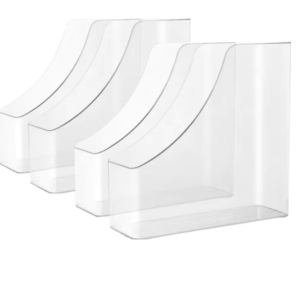ClearView A4 Acrylic Vertical File Organizer For Desk Office 3