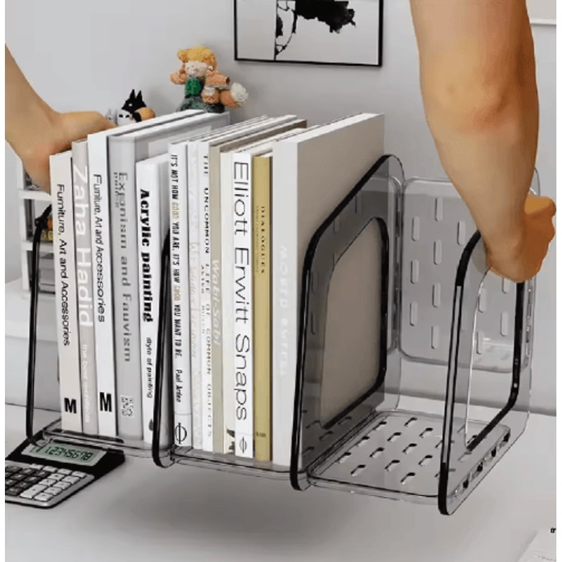 ClearView A4 Acrylic Vertical File Organizer For Desk Office 7