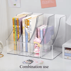 clearview a4 acrylic vertical file organizer for desk & office