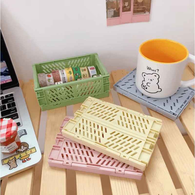 Mr Paper Stackable Foldable Stationery Holder For Desk Organization 9